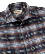 BRUSHED BIG PLAID L/S- MID BLUE
