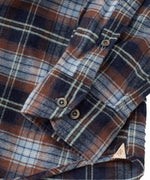 BRUSHED BIG PLAID L/S- MID BLUE