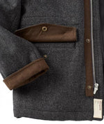 WOOL FIELD JACKET- CHARCOAL