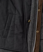 WOOL FIELD JACKET- CHARCOAL