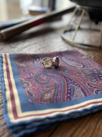 SILVER WATCH MOVEMENT CUFFLINKS