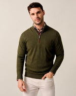RAYNOR 1/4 ZIP - FORGED GREEN