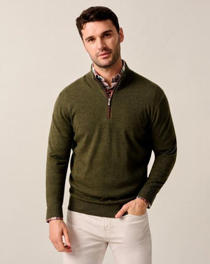 RAYNOR 1/4 ZIP - FORGED GREEN