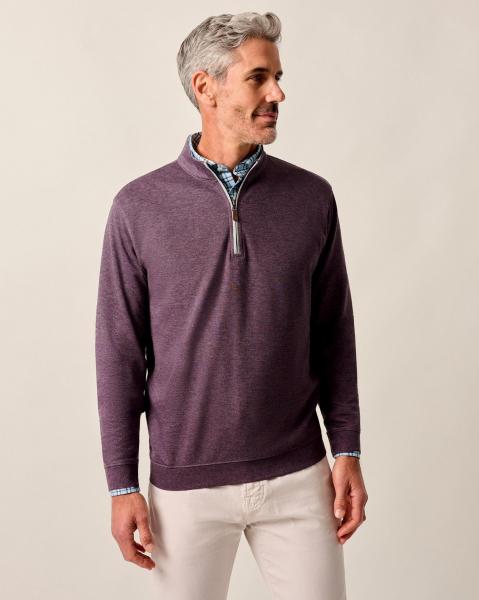 SULLY QUARTER ZIP, ROYAL PLUM