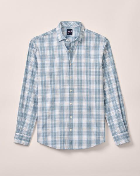 HENDLEY PERFORMANCE PLAID, LAGUNA BLUE