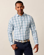 HENDLEY PERFORMANCE PLAID, LAGUNA BLUE