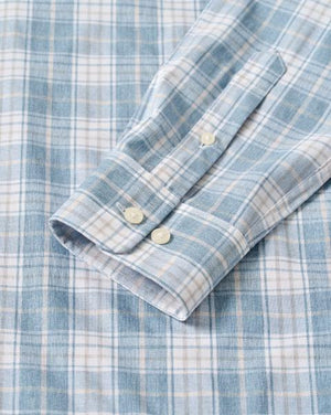 HENDLEY PERFORMANCE PLAID, LAGUNA BLUE