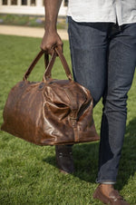 BENEDICT WEEKEND BAG- BROMPTON BROWN