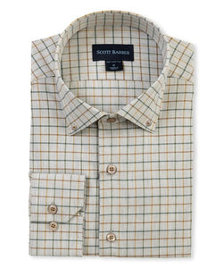 WINDOWPANE MELANGE TWILL- GREY HEATHER