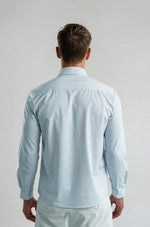 TECHNO STRETCH BLUE BIRDSEYE