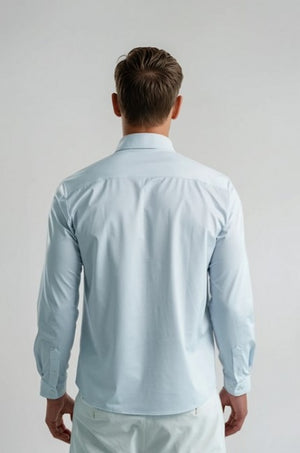 TECHNO STRETCH BLUE BIRDSEYE