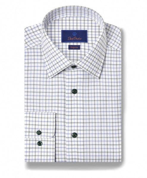 BLUE AND GREEN CHECK - REGULAR FIT