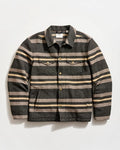 HEIRLOOM STRIPE WOODSMAN JACKET- ASPHALT