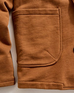 JOHN SHAWL CARDIGAN- OAK BROWN