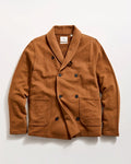 JOHN SHAWL CARDIGAN- OAK BROWN