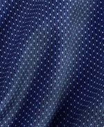 NAVY MICRO PRINT DRESS SHIRT
