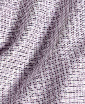 GREY AND BERRY CHECK DRESS SHIRT - TRIM