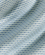 SAGE AND BLUE MICRO OMBRE DRESS SHIRT - TRIM