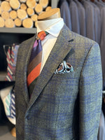 RAINFOREST GREEN & NAVY ALPACA SOFT COAT