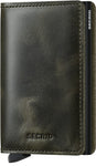 SLIMWALLET VINTAGE- OLIVE/BLACK