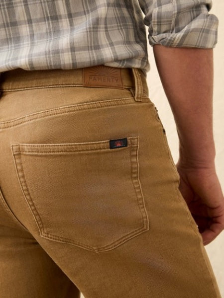 STRETCH TERRY 5 POCKET - ELK BROWN