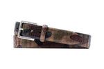 CAMO SADDLE LEATHER BELT