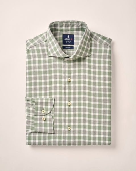 PIERCE TRAILS GREEN CHECK SHIRT