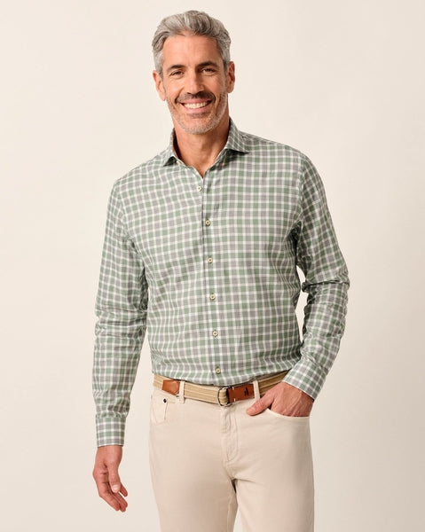 PIERCE TRAILS GREEN CHECK SHIRT