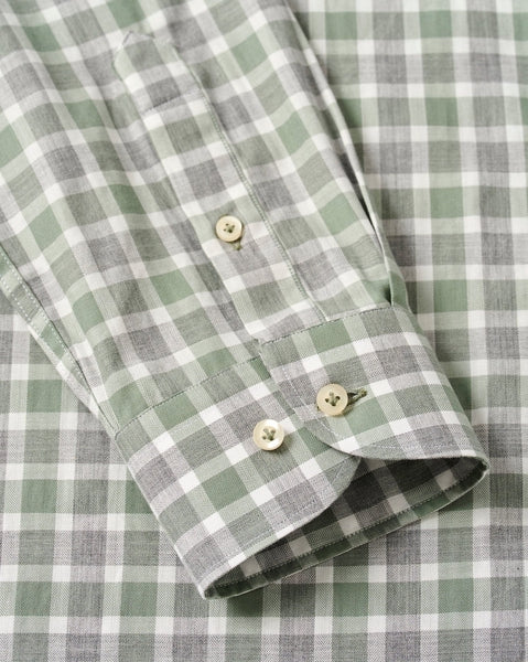 PIERCE TRAILS GREEN CHECK SHIRT
