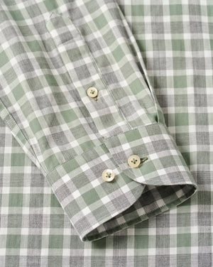 PIERCE TRAILS GREEN CHECK SHIRT