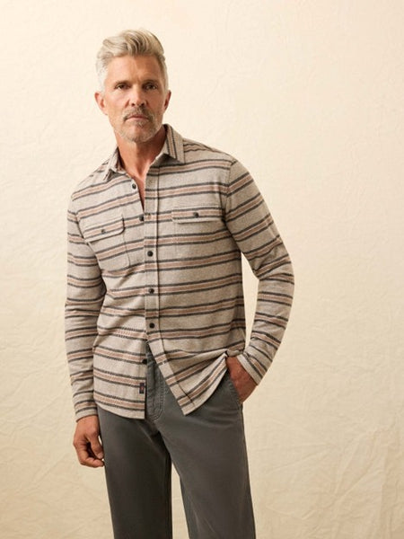 LEGEND SWEATER SHIRT - ROCK COAST STRIPE