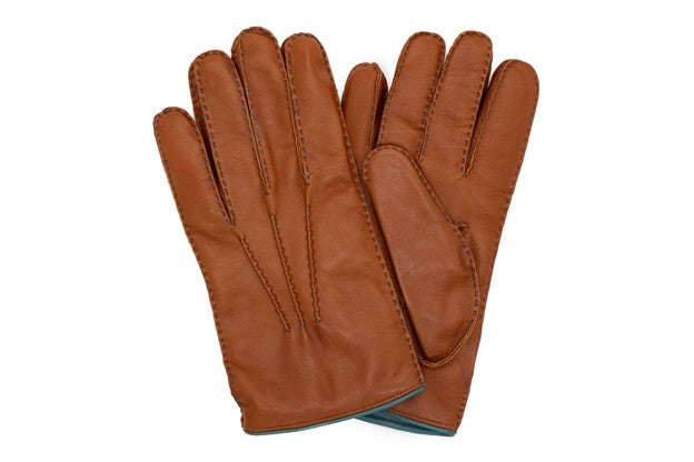 CLASSIC ITALIAN LAMB GLOVES- CHESTNUT