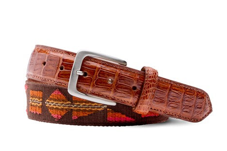 AZTEC BELT- BROWN