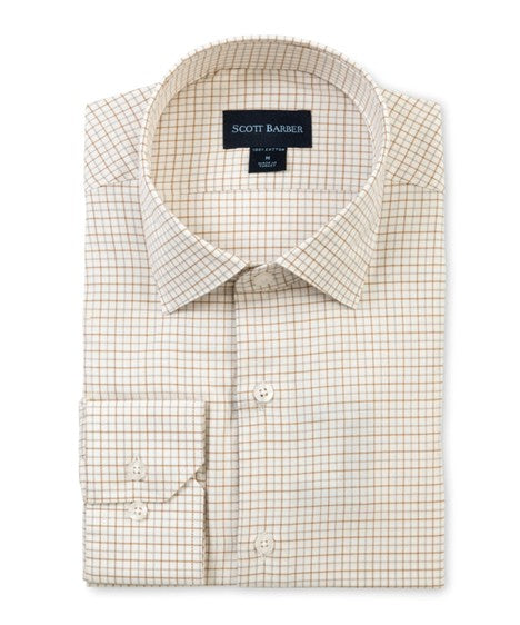 MARBLE TWILL MOULINE CHECK - WINTER WHITE