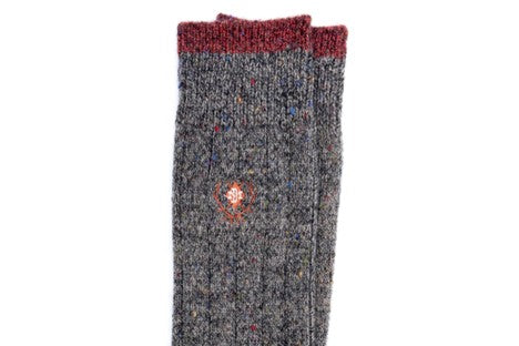 ALPACA YARN SOCK- OATMEAL