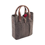 CANVAS WHISKEY TOTE, BARK