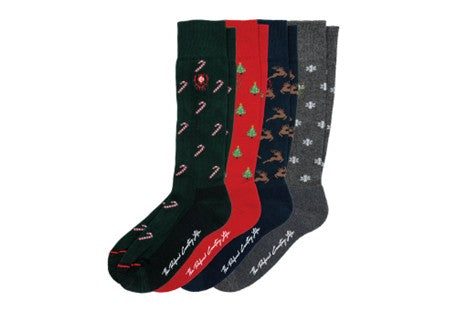 COUNTRY CHRISTMAS SOCK 4 PACK