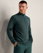 RISE 1/4" ZIP- MOSS GREEN