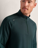 RISE 1/4" ZIP- MOSS GREEN