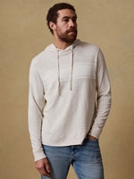 SUNWASHED SLUB HOODIE, ICE GREY