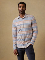 LEGEND SWEATER SHIRT - ISLE BREEZE STRIPE