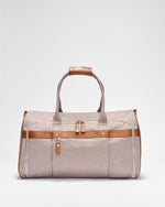 LUXE FRONT ZIP DUFFLE - GRAY