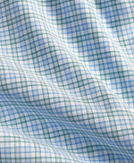 BARREL CUFF REGULAR DRESS SHIRT- BLUE/GREEN