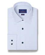 BARREL CUFF REGULAR DRESS SHIRT- SKY/BLUE