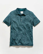 NUMAJIRI HERON SWARM POLO, STEEL BLUE