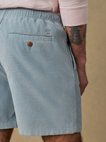 CORDUROY SHORT, HULL TEAL