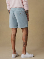 CORDUROY SHORT, HULL TEAL
