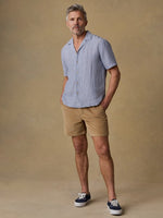 CORDUROY SHORT, DARK SAND