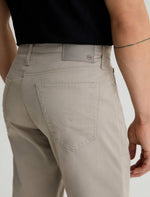 AIRLUXE EVERETT SLIM STRAIGHT FIT FIVE POCKET, DRY DUST