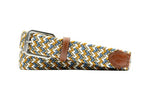 NEWPORT WOVEN ELASTIC BELT- PINA COLADA MULTI